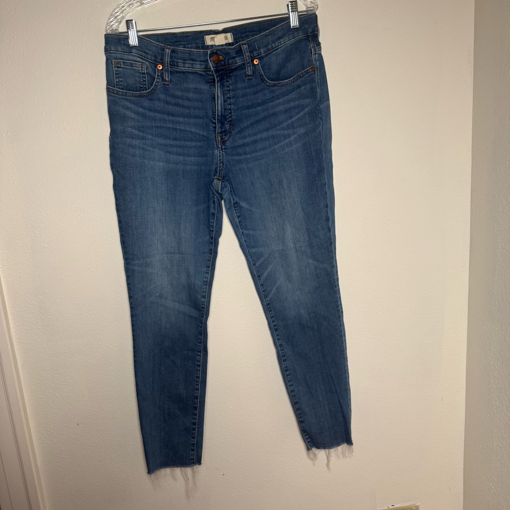 Madewell Blue Ankle Jeans 8in Skinny‎